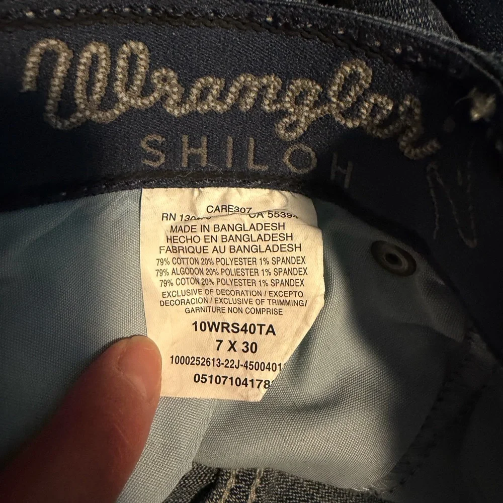 Wrangler Shiloh Riding jeans size 7 stretch denim‎ embroidered western rodeo